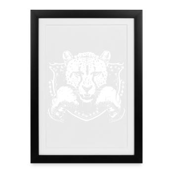 Cheetah Boxing MMA - Framed poster (27 × 37 cm) - black - Front
