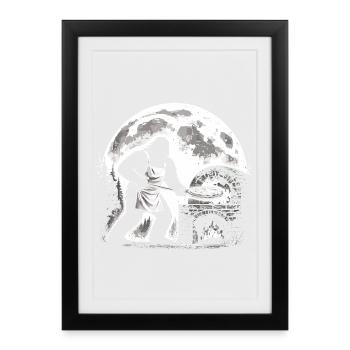 Bigfoot Pizza Maker - Framed poster (27 × 37 cm) - black - Front
