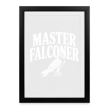 Master Falconer - Framed poster (27 × 37 cm) - black - Front
