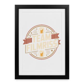 Équipe de Majorque Filmriss Party JGA Équipe de la fête Malle - Affiche encadrée (27 × 37 cm) - noir - Devant