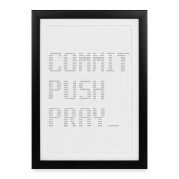 Software Developer Entwickler Geek Shirt - Framed poster (27 × 37 cm) - black - Front