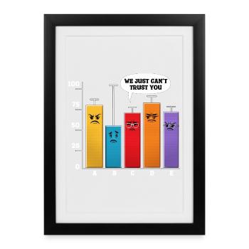 Data Science Analysis - Framed poster (27 × 37 cm) - black - Front