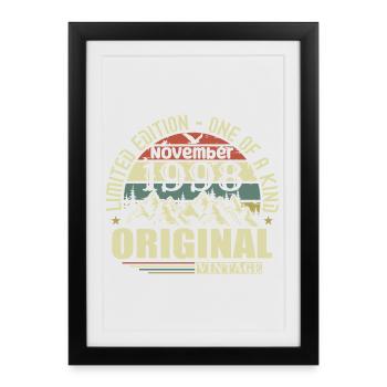 November 1998 - Framed poster (27 × 37 cm) - black - Front