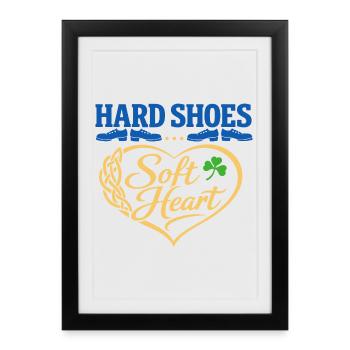Irish Dance Step-dancing Celtic Fan - Framed poster (27 × 37 cm) - black - Front