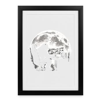 Bigfoot Gamer - Affiche encadrée (27 × 37 cm) - noir - Devant