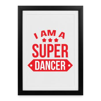 I'm a great dancer - Framed poster (27 × 37 cm) - black - Front