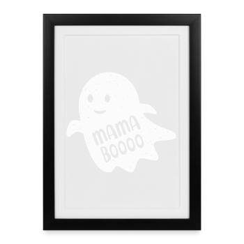 Ghost Ghost Costume Mom Halloween Ghosts - Framed poster (27 × 37 cm) - black - Front