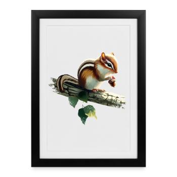 Tamia - Affiche encadrée (27 × 37 cm) - noir - Devant
