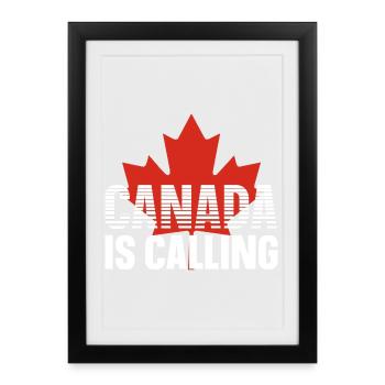Canada - Affiche encadrée (27 × 37 cm) - noir - Devant