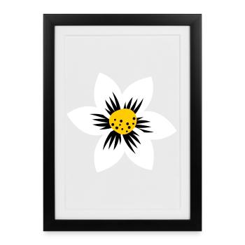 Le pouvoir des fleurs - Affiche encadrée (27 × 37 cm) - noir - Devant