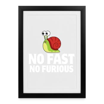 snail, gastropod, slug - Framed poster (27 × 37 cm) - black - Front