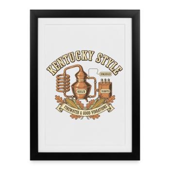 Kentucky Style - Affiche encadrée (27 × 37 cm) - noir - Devant