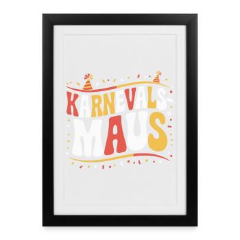 Carnival Mouse Cologne Carnival Mouse - Framed poster (27 × 37 cm) - black - Front