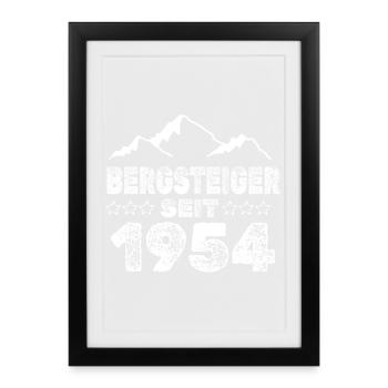 1954 - Framed poster (27 × 37 cm) - black - Front