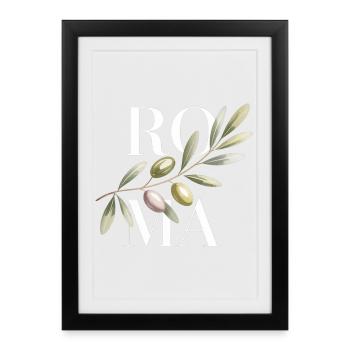 ROMA – Olive Branch - Framed poster (27 × 37 cm) - black - Front