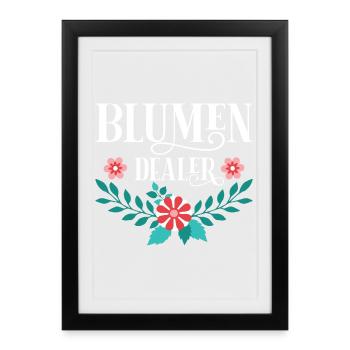 Garden Gardening Hobby Gardener Allotment Garden Funny - Framed poster (27 × 37 cm) - black - Front