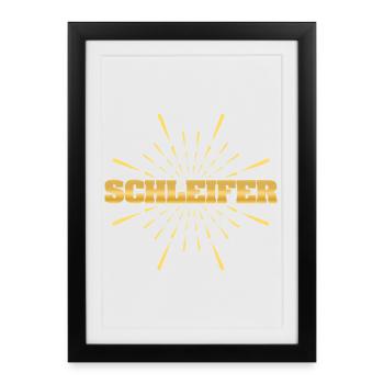 Gift for grinder - Framed poster (27 × 37 cm) - black - Front