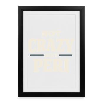 Périménopause Humour Périménopause - Affiche encadrée (27 × 37 cm) - noir - Devant