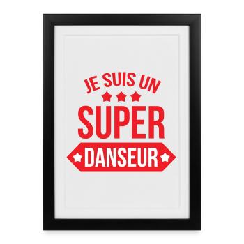 I'm a great dancer - Framed poster (27 × 37 cm) - black - Front