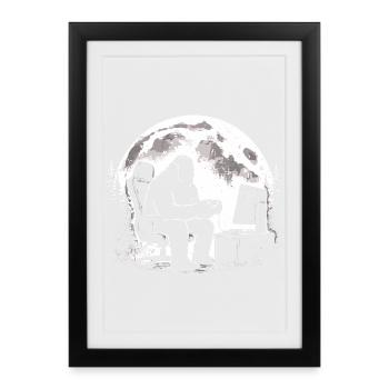 Bigfoot Gamer - Affiche encadrée (27 × 37 cm) - noir - Devant