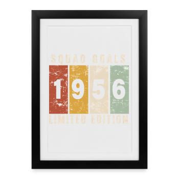 Anniversary 1956 - 70 years - Framed poster (27 × 37 cm) - black - Front