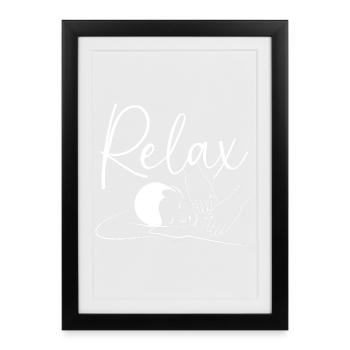 Naturopath Masseur Masseuse Massage - Framed poster (27 × 37 cm) - black - Front