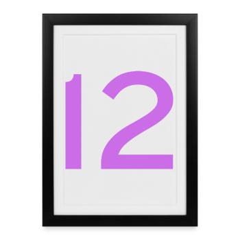 12 - Framed poster (27 × 37 cm) - black - Front
