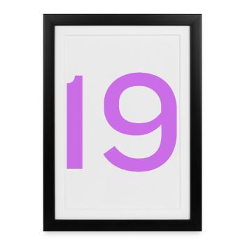 19 - Framed poster (27 × 37 cm) - black - Front