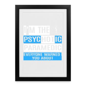 Paramedic - Framed poster (27 × 37 cm) - black - Front