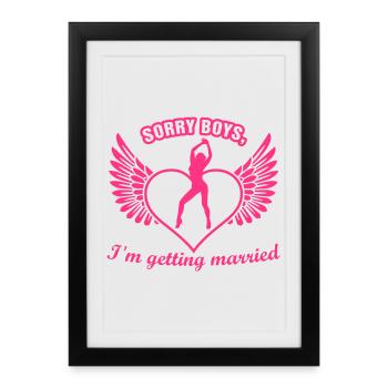hen night - Framed poster (27 × 37 cm) - black - Front