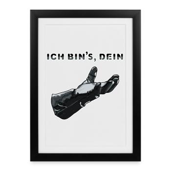 Vatertag - Gerahmtes Poster (27 × 37 cm) - Schwarz - Vorne