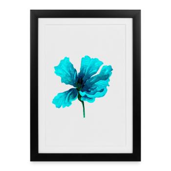 flower - Framed poster (27 × 37 cm) - black - Front