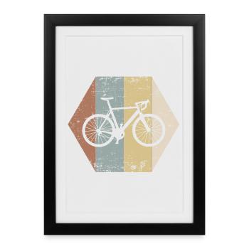 bicycle - Framed poster (27 × 37 cm) - black - Front