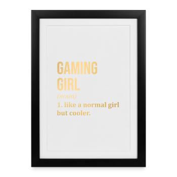 Jeu Jeu Jeu Jeu - Affiche encadrée (27 × 37 cm) - noir - Devant