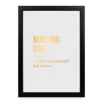 Nurse Nurse Nurse - Framed poster (27 × 37 cm) - black - Front