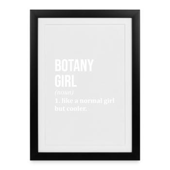 Botanique, Botanique Botanique - Affiche encadrée (27 × 37 cm) - noir - Devant