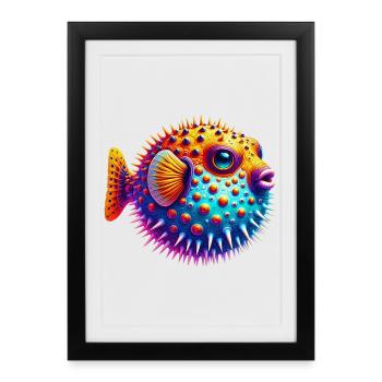 Blowfish - Affiche encadrée (27 × 37 cm) - noir - Devant