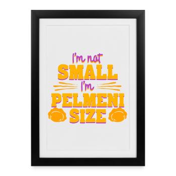 Pelmeni Pelmenis - Affiche encadrée (27 × 37 cm) - noir - Devant