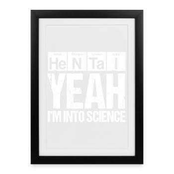 Anime Manga Otaku Kawaii Japan Cosplay Comic - Framed poster (27 × 37 cm) - black - Front