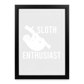 Zoo Zookeeper Zookeeper Vintage Zoo Wildlife - Framed poster (27 × 37 cm) - black - Front