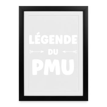 PMU Humor - Framed poster (27 × 37 cm) - black - Front