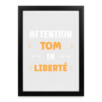 Tom - Framed poster (27 × 37 cm) - black - Front
