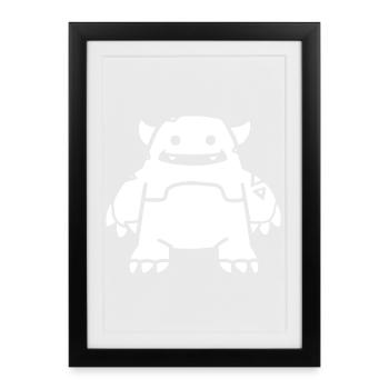golem - Affiche encadrée (27 × 37 cm) - noir - Devant