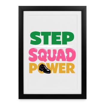 Irish Dance Step-dancing Celtic Fan - Framed poster (27 × 37 cm) - black - Front