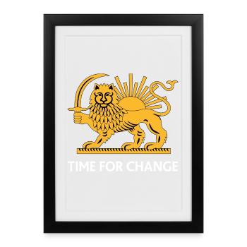 Leo Sun Change - Framed poster (27 × 37 cm) - black - Front