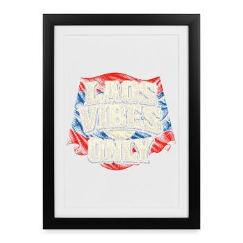 Laos Vibes Only Lao Root - Framed poster (27 × 37 cm) - black - Front