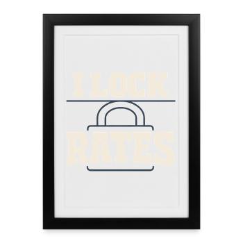 Mortgage Brokers, Loan Officers, - Framed poster (27 × 37 cm) - black - Front