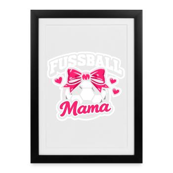 Cadeau de Soccer Mom Proud Mom - Affiche encadrée (27 × 37 cm) - noir - Devant