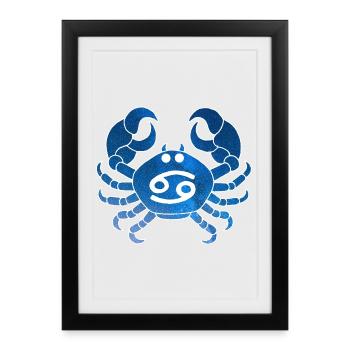 Cancer and the universe - Framed poster (27 × 37 cm) - black - Front