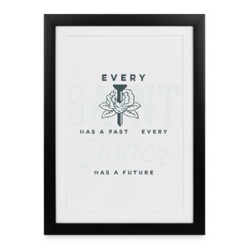 Saints & Sinners: Past Future - Framed poster (27 × 37 cm) - black - Front
